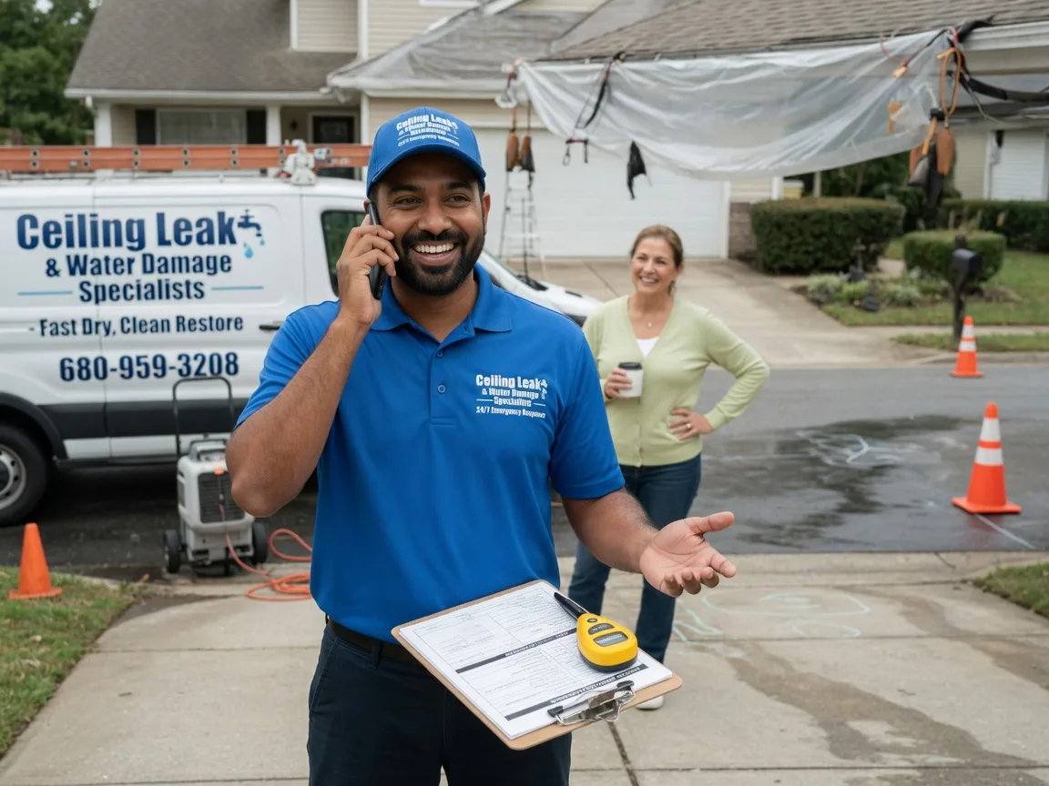 Ceiling Leak Cleanup Pageland, SC FAQs